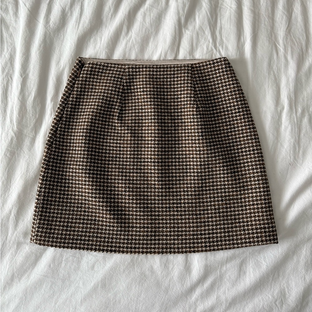 Ever New Houndstooth Mini Skirt